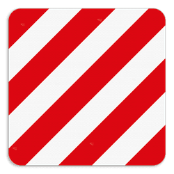 Verkeersbord - Lengte-Breedte Markering