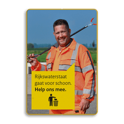 Informatiebord 2:3 - Rijkswaterstaat gaat voor schoon