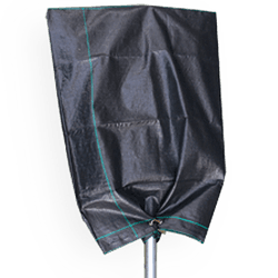 Afdekhoes zwart 800x1050, polypr. 4 ringen (40 stuks)