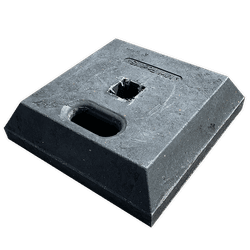 Pied en plastique recyclé - Mini foot 400x400x100mm - 15kg