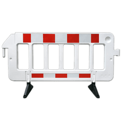 Kunststoff Absperrgitter 200x100cm &ndash; reflektierend