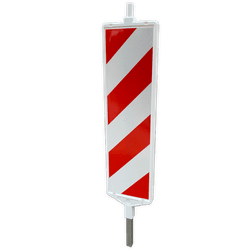 Baken Sb250 Ia1+Ib1 rood wit (dubbelzijdig reflecterend klasse 3)