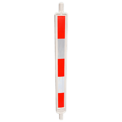 Baken Sb250 2c rood wit (dubbelzijdig reflecterend klasse 3)