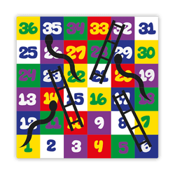 Speelplein markering - Slangen en Ladders spel - Thermoplast