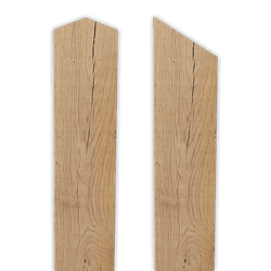 Houten paal geschaafd - 2500x90x90mm - Europees eiken