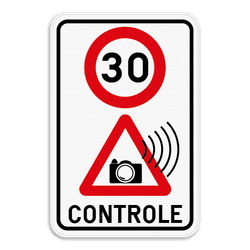 Verkeersbord Snelheidscontrole