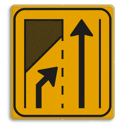 Omleidingsbord WIU T32-2r geel/zwart