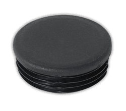 Capuchon en plastique Ø76mm - noir