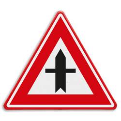 Verkeersbord RVV B03 - Voorrangskruispunt, je hebt voorrang