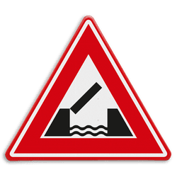Verkeersbord RVV J15 - Vooraanduiding beweegbare brug