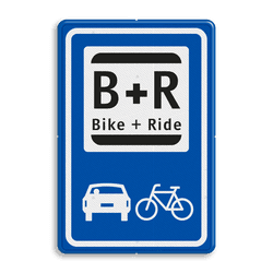 Informatiebord BIKE & RIDE