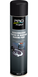 Markeringsverf zwart - spuitbus 600 ml