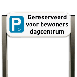 Parkeerbord mindervaliden type TS