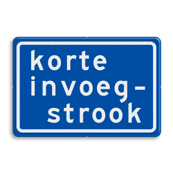 Verkeersbord RVV BB05 Korte invoegstrook