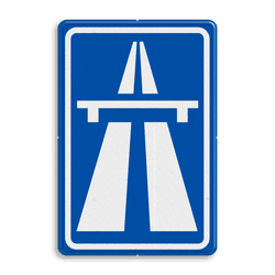 Verkeersbord RVV G01 - Autosnelweg