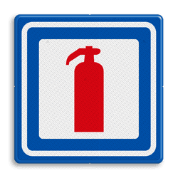 Verkeersbord RVV L17 - Brandblusapparaat
