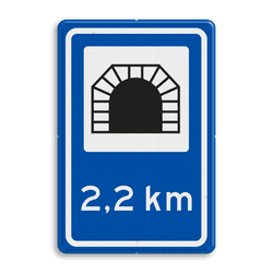 Verkeersbord RVV L13 - Verkeerstunnel