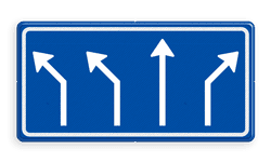 Verkeersteken L04-4-la-la-rd-ra