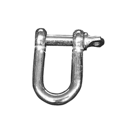 Kettinghaken van verzinkt staal &ndash; 54 &times; 45 &times; 16 mm, set van 10