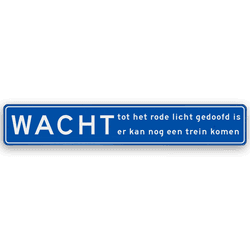 Wachtplank 1200x200mm - klasse 3