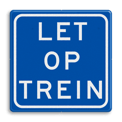 Spoorwegbord SO RS - LT