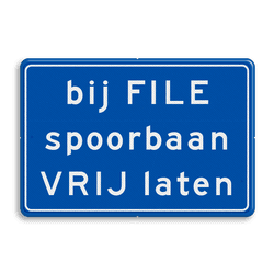 Spoorwegbord SO RS - FB