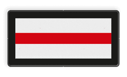 Afsluitbord - RS 513 - 600x300mm - Reflecterend