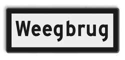 Spoorwegbord OB RS 324 Weegbrug