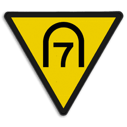 Spoorwegbord SH RS 286