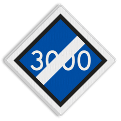 Spoorwegbord SA RS 320a