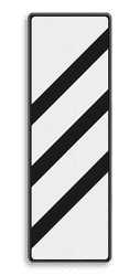 Spoorwegbord BB RS 249 B3