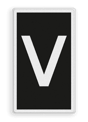 Spoorwegbord RS 291b