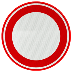 Verkeersbord RVV C01 - Gesloten voor alle verkeer