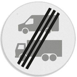 Verkeersbord RVV C22d Einde nul-emissiezone