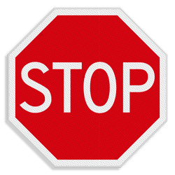 Verkeersbord RVV B07 - Stoppen voor voorrangsweg