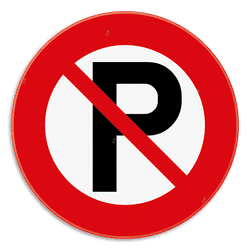 informatiebord - Parkeren verboden