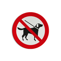 Pictogram - honden verboden