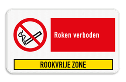 informatiebord - roken verboden