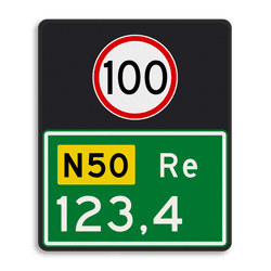 Verkeersteken BB09-01-100-r