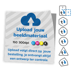 Vloersticker - anti slip - met eigen ontwerp