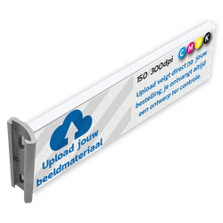 Verwijsbord kokerprofiel reflecterend + eigen opdruk
