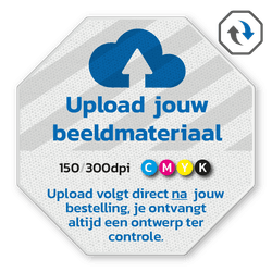 Informatiebord DOR octogonaal reflecterend + eigen opdruk