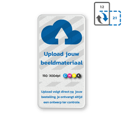 Verkeersbord DOR rechthoek 2:1 reflecterend +  eigen ontwerp/opdruk