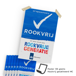 Posters A3 Rookvrije Generatie - Rijksoverheid - 135 gr. Houtvrij gesatineerd