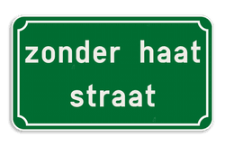 Straatnaambord België 4:2 - Klassieke rand