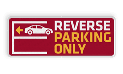 Informatie- onderbord 400x150mm - Reverse Parking