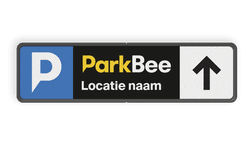 Informatiebord parkeerlocatie + richting - 4:1 - ParkBee