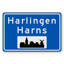 Plaatsnaambord 1180x800mm RVV H01c - Begin bebouwde kom