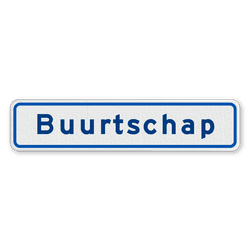 Buurtschapsbord 1540x340mm RVV H04a