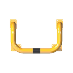 Arceau de protection en U &Oslash; 76 mm 350 x 1 150 x 1 150 mm &ndash; Jaune/noir